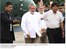Presidente Lula e o presidente da Bolívia, Evo Morales, durante chegada a Chimoré, Bolívia.