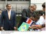 Presidente Lula ao lado do presidente de Costa Rica, Oscar Arias, durante cerimônia oficial de chegada ao país.