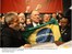 Presidente Lula comemora a escolha do cidade do Rio de Janeiro como cidade-sede das Olimpíadas de 2016.