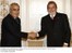 Presidente Lula cumprimenta o primeiro-ministro da Autoridade Nacional Palestina, Salam Fayaad.