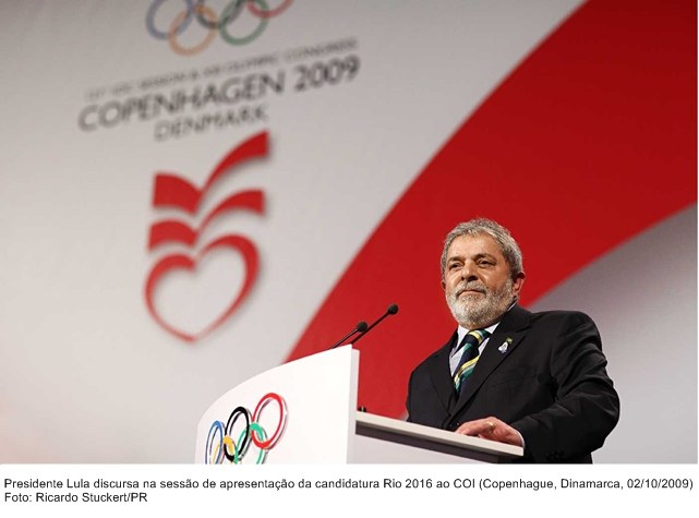Presidente Lula discursa na sessão de apresentação Rio 2016 ao COI.