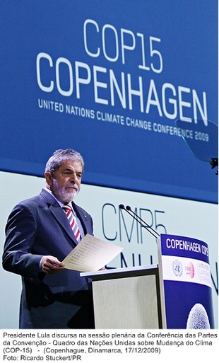 Presidente Lula discursa na sessão plenária da Conferência das Partes da Convenção-Quadro das Nações Unidas - COP 15.