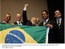 Presidente Lula durante comemoração da escolha do Rio de Janeiro como cidade-sede das Olimpíadas de 2016.