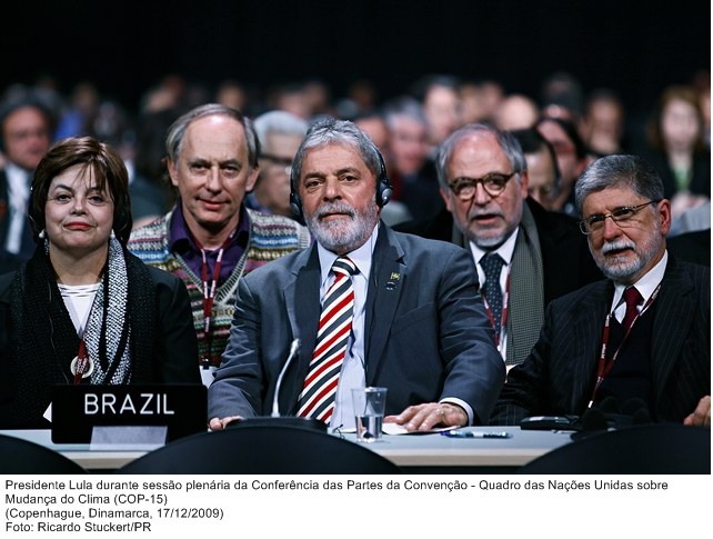 Presidente Lula durante sessão plenária da Conferência das Partes da Convenção-Quadro das Nações Unidas -COP 15.