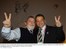 Presidente Lula e o governador Sérgio Cabral, comemoram a escolha do Rio de Janeiro como cidade-sede das Olimpíadas 2016.