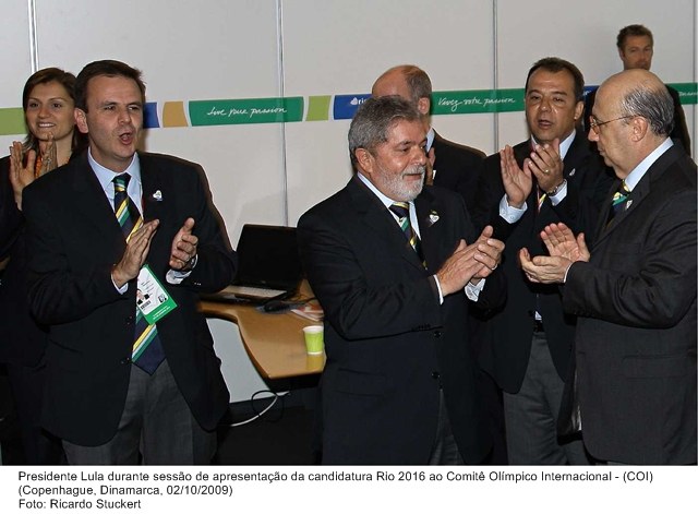 Presidente Lula na sessão de apresentação da candidatura Rio 2016 ao COI.