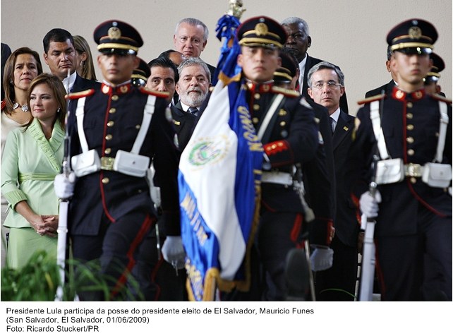 Presidente Lula participa da posse do presidente eleito de El Salvador, Maurício Funes.