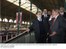 Lula e o ministro Celso Amorim durante partida em trem de alta velocidade para Londres, Inglaterra.