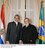 Presidente Lula e o presidente Lugo na residência presidencial Mburuvichá Róga.