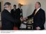 Presidente Lula cumprimenta o Rei da Espanha, Juan Carlos I , durante encontro na Argentina.