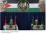 Presidente Lula  e o presidente da Autoridade Nacional Palestina, Mahmoud Abbas, durante declaração à imprensa.