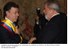 Presidente Lula durante a cerimônia de cumprimentos ao presidente da Colômbia, Juan Manuel Santos Calderón.