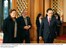 Presidente Lula e a presidente eleita Dilma Rousseff durante encontro com o presidente da Coréia do Sul, Lee Myung-bak.