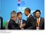 Presidente Lula e o presidente dos EUA, Barack Obama durante encontro de trabalho dos Chefes de Estado e de Governo do G-20.
