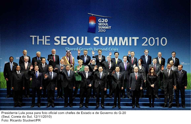 Presidente Lula posa para foto oficial com Chefes de Estado e de Governo do G-20.