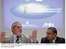 Presidente Lula e o presidente de El Salvador, Maurício Funes, durante encontro com empresários salvadorenhos.