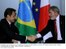 Presidente Lula conversa com o presidente da França, Nicolas Sarkozy, durante sessão inaugural da 6ª Cúpula América Latina, e União Europia.