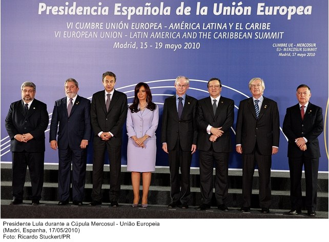 Presidente Lula durante a Cúpula Mercosul - União Europeia.