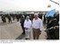 Presidente Lula e o ministro da Defesa, Nelson Jobim, durante cerimônia de formatura das tropas brasileiras da Missão da ONU (Minustah).