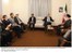 Presidente Lula durante encontro com o Líder Supremo do Irã, Aiatolá Ali Khamenei, em Teerã, juntamente com o presidente Mahmoud Ahmadinejad.