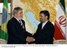 Presidente Lula durante encontro com o Presidente do Irã, Mahmoud Ahmadinejad.