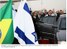 Presidente Lula durante chegada ao aeroporto de Ben Gurion, em Tel Aviv.