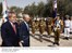 Presidente Lula e o presidente de Israel, Shimon Peres, durante cerimônia oficial de chegada a Israel.