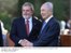 Presidente Lula e o presidente de Israel, Shimon Peres, durante cerimônia oficial de chegada a Israel.