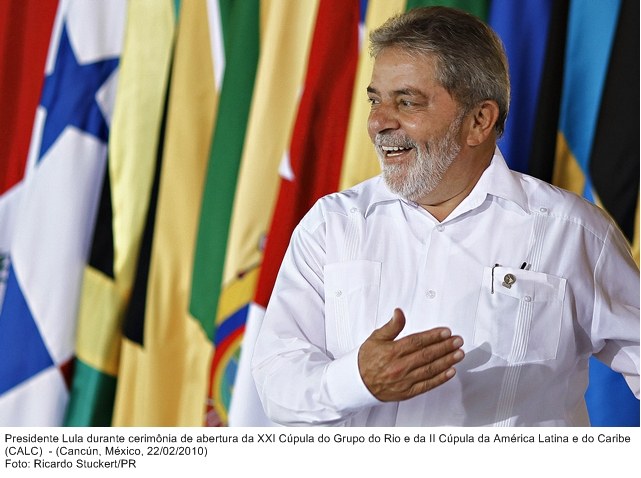 Presidente Lula durante cerimônia de abertura da XXI Cúpula do Grupo do Rio e da II Cúpula da América Latina e do Caribe (CALC).