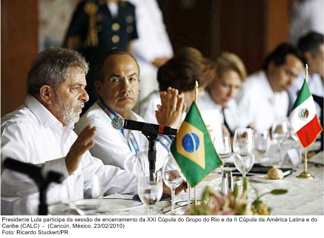 Presidente Lula participa da sessão de encerramento da XXI Cúpula do Grupo do Rio e da II Cúpula da América Latina e do Caribe (CALC).