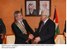 Presidente Lula e o presidente da Autoridade Nacional Palestina, Mahmoud Abbas, durante encontro.