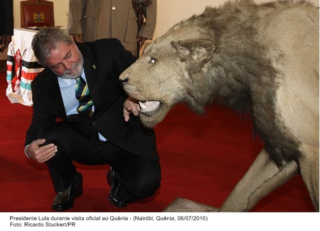Presidente Lula durante visita oficial ao Quênia.