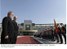 Presidente Lula durante cerimônia oficial de chegada a Moscou, Rússia.