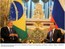 Presidente Lula durante encontro com o Presidente da Rússia, Dmitri Medvedev, em Moscou.
