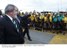 Presidente Lula na chegada à Tanzânia.