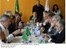 Presidente Lula durante reunião com o presidente do Uruguai, José Mujica.