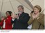 Presidente Lula ao lado de d.Marisa Letícia e da ministra Matilde Ribeiro (e) durante a cerimônia de inauguração do Museu Afro-Brasil
