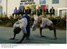 Presidente Lula assiste a apresentação de grupo de capoeira com a participação de deficientes físicos