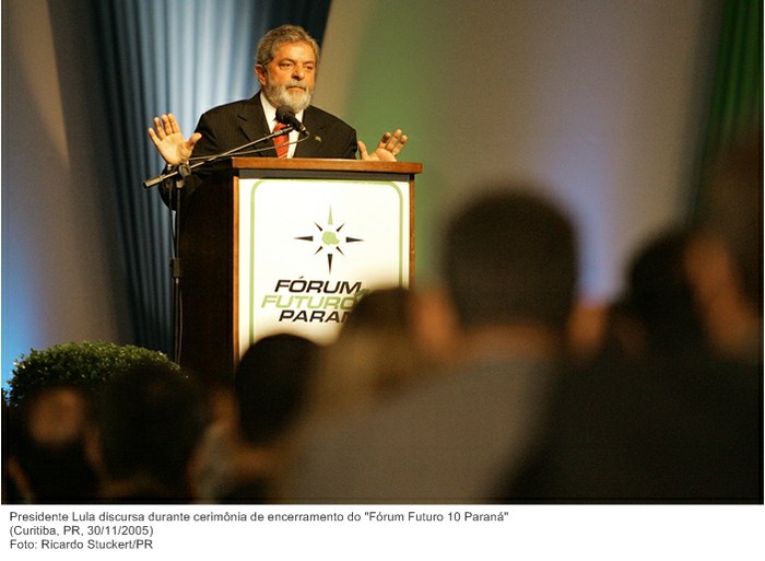 Presidente Lula discursa durante cerimônia de encerramento do Fórum Futuro 10 Paraná.jpg