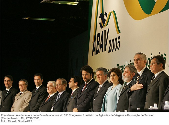 Presidente Lula durante a cerimônia de abertura do 33º Congresso Brasileiro de Agências de Viagens e Exposição de Turismo.jpg