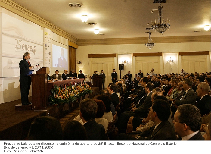 Presidente Lula durante discurso na cerimônia de abertura do 25º Enaex - Encontro Nacional do Comércio Exterior.jpg