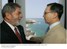 Presidente Lula em encontro privado com o presidente da República da Colômbia, Álvaro Uribe.jpg