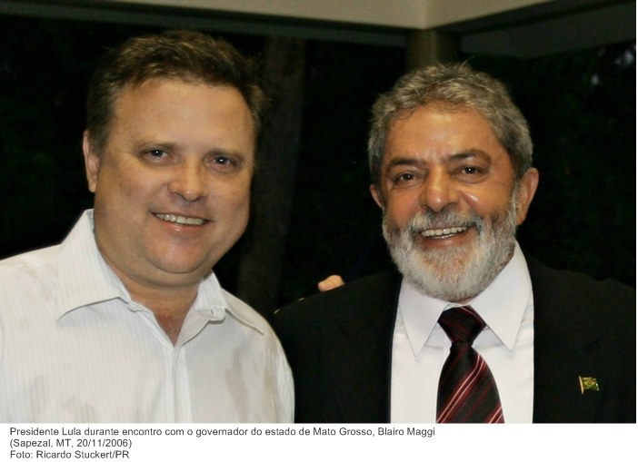 Presidente Lula durante encontro com o governador do estado de Mato Grosso, Blairo Maggi.jpg