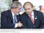 Presidente Lula conversa com o ministro das Cidades, Márcio Fortes, durante cerimônia de assinatura de contratos e anúncio de liberação de recursos do Fundo Nacional de Habitação.jpg