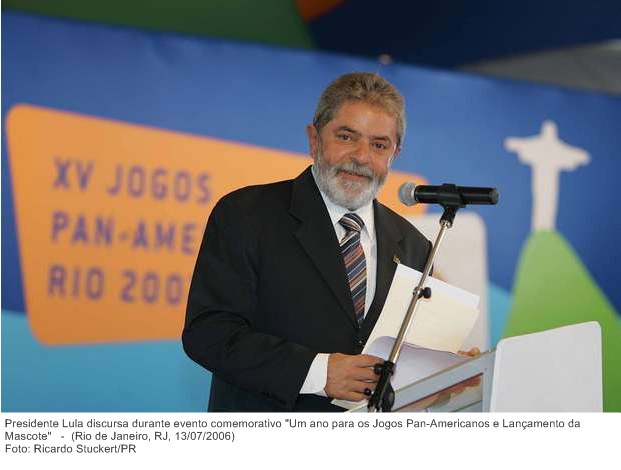 Presidente Lula discursa durante evento comemorativo Um ano para os Jogos Pan-Americanos e Lançamento da Mascote.jpg