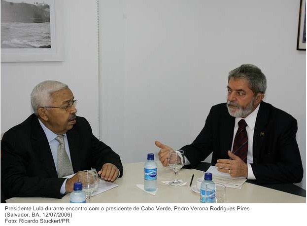 Presidente Lula durante encontro com o presidente de Cabo Verde, Pedro Verona Rodrigues Pires.jpg