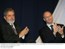 Presidente Lula e o presidente da Anfavea, Rogélio Golfarb, durante cerimônia em comemoração aos 50 anos da Associação Nacional dos Fabricantes de Veículos Automotores.jpg