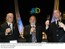 Presidente Lula, entre o governador de São Paulo, Cláudio Lembo, e o presidente da Anfavea, Rogélio Golfarb, brindam aos 50 anos da Associação Nacional dos Fabricantes de Veículos Automotores.jpg