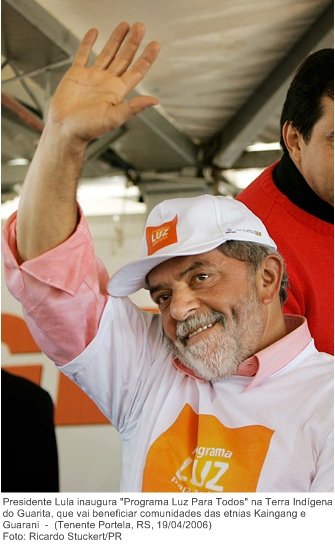 Presidente Lula inaugura Programa Luz Para Todos na Terra Indígena do Guarita, que vai beneficiar comunidades das etnias Kaingang e Guarani.jpg