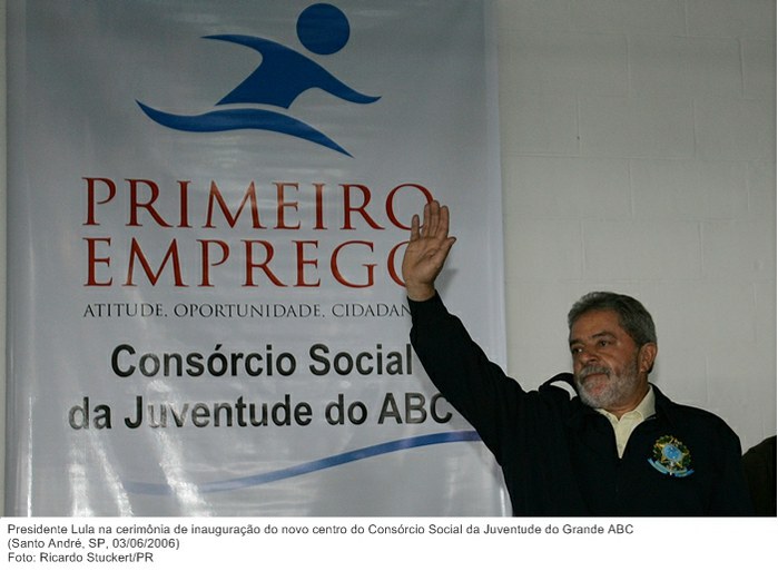 Presidente Lula na cerimônia de inauguração do novo centro do Consórcio Social da Juventude do Grande ABC.jpg